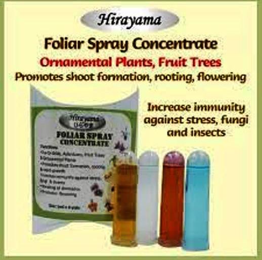 Hirayama Foliar Spray Concentrate (Size: 5ml x 4 vials)